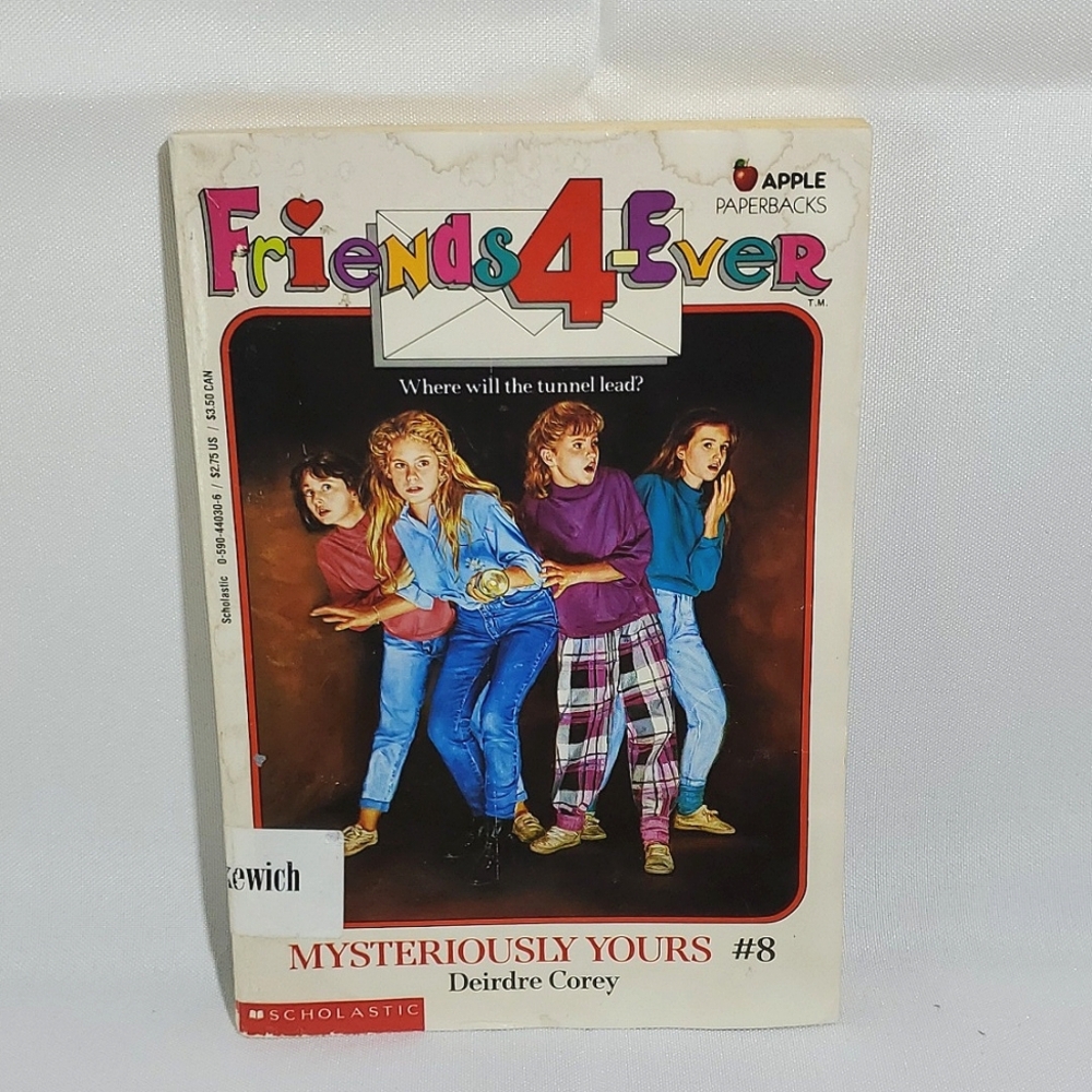 Vintage 90s Friends 4-Ever Scholastic Paperback Book - #8 Mysteriously Yours